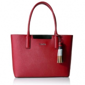 卡尔文 克莱恩（Calvin Klein）  Saffiano Key Item 女士手提包 简约美包，硬挺有型