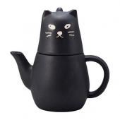 sanart 动物系列 SAN2121 黑猫茶壶 套装