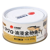 限地区：OCEAN FAMILY 大洋世家 油浸金枪鱼罐头 185g