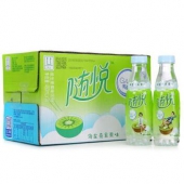 限浙江 好价：达能随悦海盐 奇异果口味维生素饮料480ml*15瓶 整箱