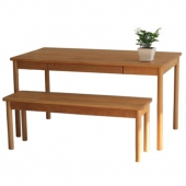 木作之合 白橡原木书桌 120*60*75cm