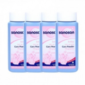 sanosan哈罗闪 婴儿爽身粉 100g*4瓶