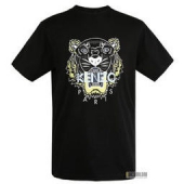 KENZO 高田贤三 17SS 5TS050 4YC 99 老虎头印花 男士短袖T恤