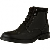 Clarks 其乐 男士系带真皮休闲短靴