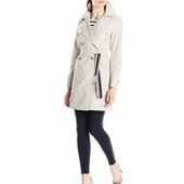 大码好价： Tommy Hilfiger 经典沙色女士风衣