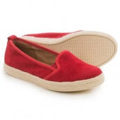 Clarks 其乐 女士真皮黄麻底一脚蹬鞋