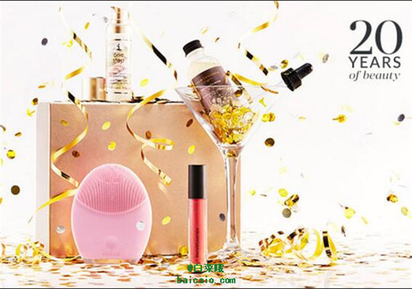 SkinStore二十周年大庆，全场额外8折 且买满$89送价值$49美妆礼盒 可免费直邮