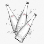 evian 依云 天然矿泉水 750ml*12瓶 玻璃瓶装 整箱装
