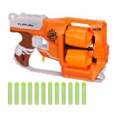 Nerf Zombie Strike 僵尸来袭系列 B0562 FlipFury Blaster 双轮发射器+凑单品