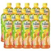 Tropicana 纯果乐 果缤纷 金橙奇异果味（450ml+50ml）*15瓶+桂格 即食燕麦片 700g