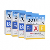 Lion狮王 smile40EX眼药水 15ml*4只