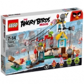 LEGO 乐高 Angry Birds 愤怒的小鸟系列 75824 捣毁猪猪城堡 279元包邮