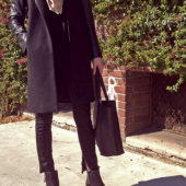 LOEFFLER RANDALL  女士真皮通勤手提包