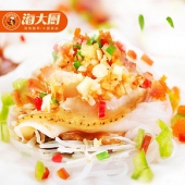 前1分钟# 海大厨 蒜蓉粉丝蒸扇贝 12只*4件