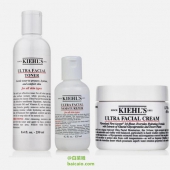 Kiehl's 科颜氏 高保湿套装 精华爽肤水250ml+保湿乳125ml+高保湿面霜50ml ￥514包邮包税（￥549-35）