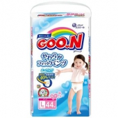 大王(GOO.N) 维E系列 拉拉裤 学步裤训练裤 女 L44片(9-14kg)
