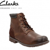 限US7.5码，Clarks 其乐 男士真皮防水短靴  Prime会员免费直邮到手￥464.32