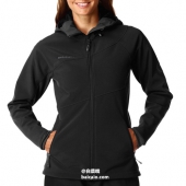 限尺码，Mammut 猛犸象 女士防风防泼水连帽软壳 两色 $74.12（$98.83 额外75折）到手￥580