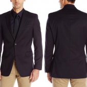 Tommy Hilfiger 男士全羊毛西装 1.5折$59.99  到手￥485
