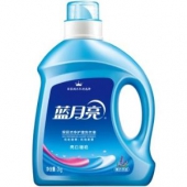 蓝月亮 亮白增艳洗衣液（薰衣草）2kg*6瓶 + 蓝月亮 机洗至尊 2.36kg
