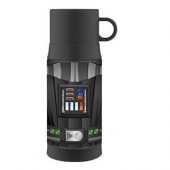 Thermos 膳魔师 Funtainer12盎司（340.19克）保温饮料瓶，黑灰色