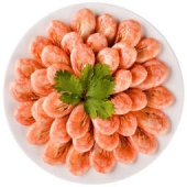 海买 熟冻加拿大北极虾 400g 40-50只/袋*3件