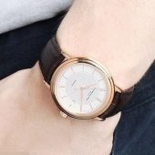 蕾蒙威（RAYMOND WEIL） 2837-PC5-65001  男士全新大师玫瑰金三针自动腕表