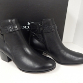 COACH 蔻驰 女士真皮短靴 2色 $79.99 到手￥680
