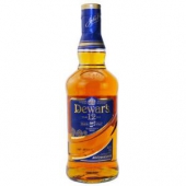 【京东超市】帝王（Dewar‘s）洋酒 12年调配苏格兰威士忌700ml