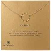 Dogeared Karma 姻缘系列” 纯银14K镀金项链