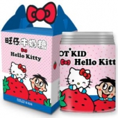 Want Want 旺旺 旺仔牛奶糖（铁罐 Hello Kitty版）草莓味 518g*5罐