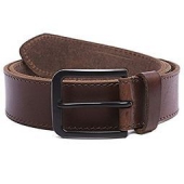 Timberland 添柏岚 Retro Belt 棕色男士皮带 40mm