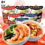 小编们吃了纷纷点赞 和厨 大虾面+鸡蛋面+担担面 6杯装