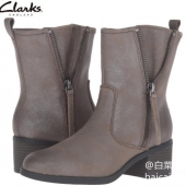 Clarks 其乐 女士真皮中筒靴 两色 1.9折$29.99 到手￥340