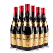 桃乐丝（Torres） 公牛血金标干红葡萄酒   750ml*6支