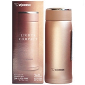 ZOJIRUSHI 象印 SM-LA36-NM 不锈钢保温杯 香槟色 360ml*2