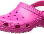 CROCS卡洛驰 Baya Kids 儿童洞洞鞋 玫红色 限22cm