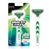Gillette 吉列  锋速3敏锐刀架剃须刀 (1刀架+1刀头)