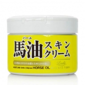 日本 马油（LOSHI）北海道马油 补水滋润面霜 220g/瓶