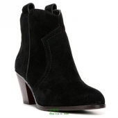 Sam Edelman London 女士真皮粗跟短靴 两色 $44.99 到手￥440