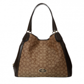 蔻驰（COACH） Signature Edie 女士单肩包 LOGO印花款