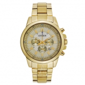 西铁城（CITIZEN） AN8082-54P 男士石英腕表 三眼设计