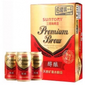 三得利啤酒（Suntory） 醇酿 9.5度 330ml*24听 整箱装