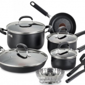 T-fal 特福 红点钛极不粘锅具12件套 Prime会员免费直邮到手￥499