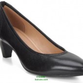 Ecco 爱步 女士阿托娜系列真皮中跟鞋 4折$60 到手￥485 国内￥1599