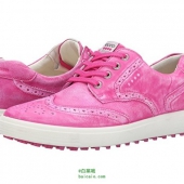 限35码，ECCO 爱步 女士防泼水真皮高尔夫休闲鞋 $54.43 到手￥475