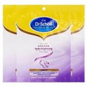 Dr.Scholl 爽健 水润透亮足膜 2片*3套