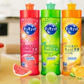 日本进口，KAO 花王 果蔬餐具护手洗洁精白桃味240ml*6瓶装 ￥44.83包税