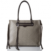 瑞贝卡·明可弗（Rebecca Minkoff） Side Zip Regan 女士手提包 格纹印花