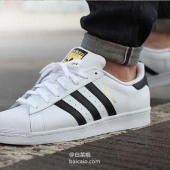 adidas 阿迪达斯 三叶草 Superstar 经典贝壳头运动鞋 $54.64 直邮到手￥475 国内￥799